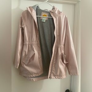 Girls size 12 lined raincoat